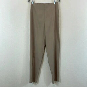 Lauren Vidal khaki Calypso high waisted trousers size xs